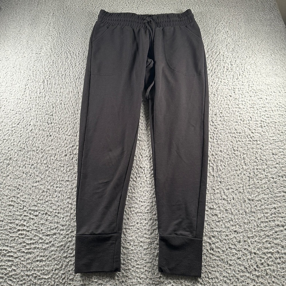 FP‎ Movement Joggers Sweatpants Womens M Black Drawstring Pockets Lounge Workout